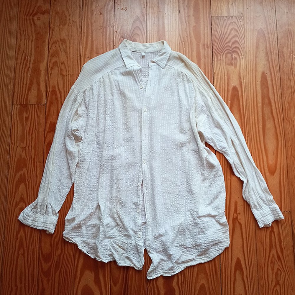 Greek Cotton Men's Gauze Shirt